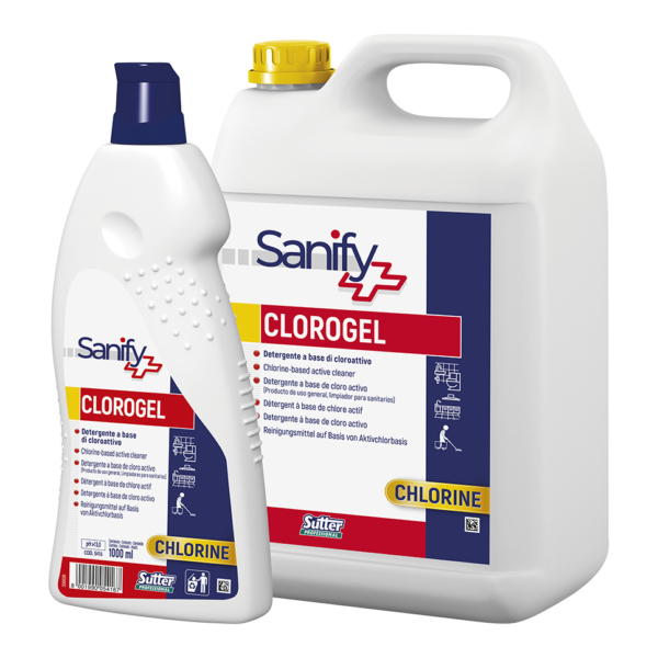 SUTTER CLOROGEL DETERGENTE IGIENIZZANTE A BASE DI CLOROATTIVO 1000 ML