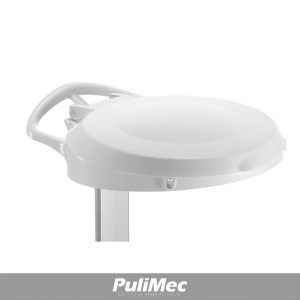 DELTA CARRELLO PORTASACCO IN PLASTICA BIANCO LT.120, C/4 RUOTE, COPERCHIO E PEDALE