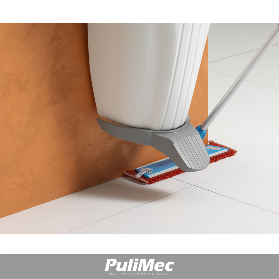 OYSTER CONTENITORE IN PLASTICA A MURO SOSPESO GRIGIO LT. 50 C/PEDALE E COPERCHIO