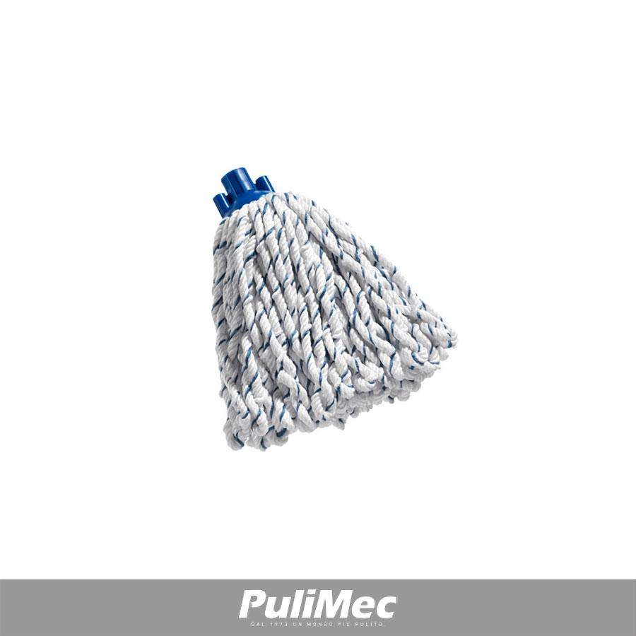 Trade Shop - Ricambio Mop Sintetico Filato Strisce Mocio Lavapavimenti In Tnt Per Scopa Pulizia 85901913